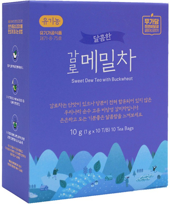 유기농 감로 메밀차 10티백, 10개입, 1개, 1g
