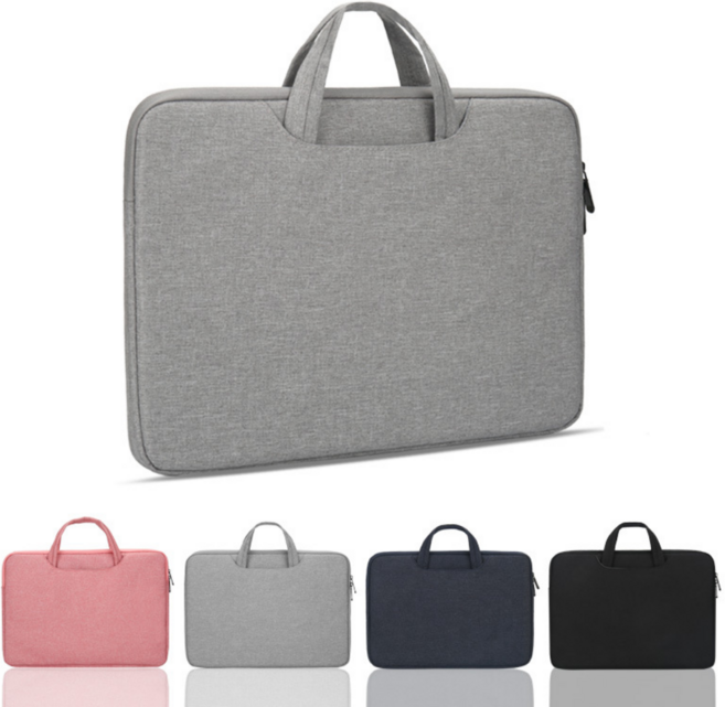 앤드류 경량노트북가방 파우치 안감 푹신한 융기모, 연그레이, 1개