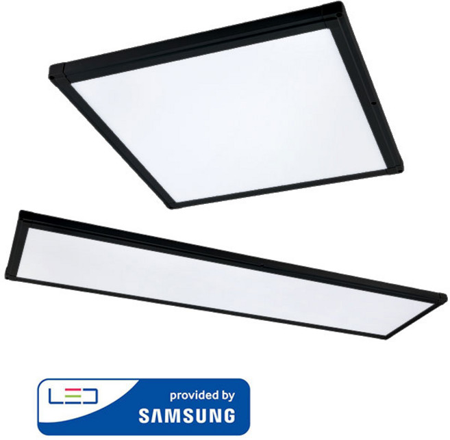 LED 국산 엣지 평판등 면조명 플리커프리 슬림 등기구, 블랙, 50W (1285X180), 주광색 5700K 흰빛