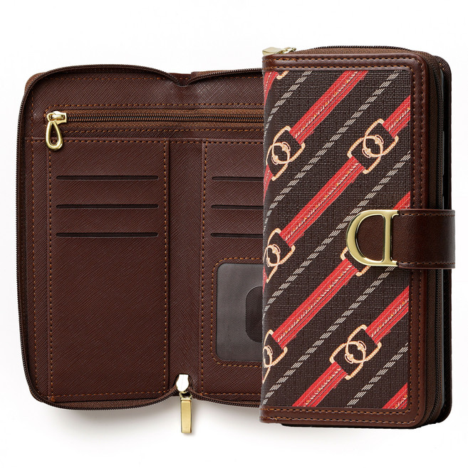 아티움 갤럭시 S24 울트라 벨루체 지퍼 다이어리 휴대폰 케이스