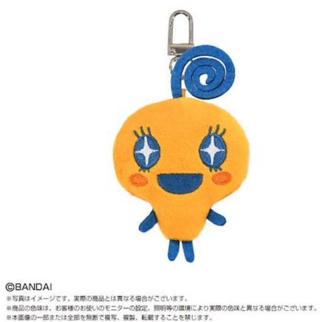 반다이 다마고치 미니미니 Chibi 치비 마스코트 인형 키링 키홀더, 1개, 메메치