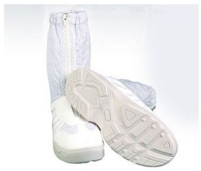 작업화 크린룸 방진 부츠 안전화 제전화 PU 케이엠, 1개, 화이트230mm