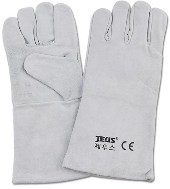 고강도 가죽 용접 알곤 티그 장갑 전문가용 조선소 건설현장 철강 산업현장, 260mm 소, 1개