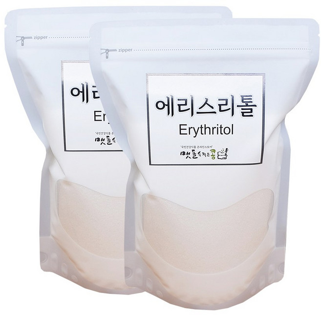 프랑스산 에리스리톨 100%, 2개, 1kg