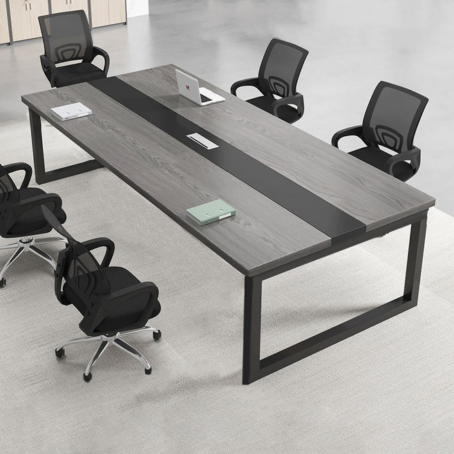 Hive 사무실 회의 테이블 1800 회의실 연수용 책상, 1800×800×740mm, 블랙