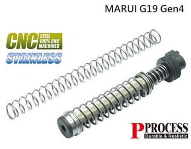 가더 MARUI Glock19 Gen4 스틸 리코일 스프링 가이드, 1개