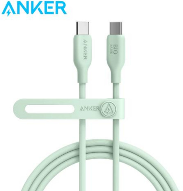 Anker 543 USB C-C 케이블240W 6피트 iPhone 1616ProMacBook Pro iPad Samsung Galaxy S23S22용 충전 케이블, 1개, 0.9m