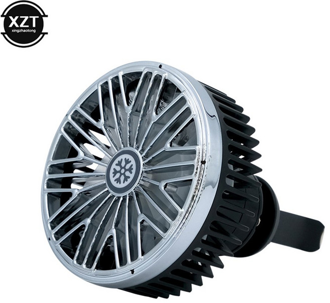 차량용 선풍기 마그네틱 쿨러 조용한 무선 충전 선풍기 속도 조절 가능 범용 자동차 뒷좌석 자동 냉각, Black