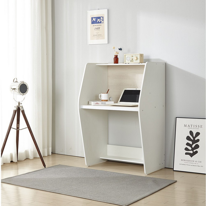 우드빌 (우드빌) 101독서실책상 집중력책상 독서실 독서실책상, 화이트오크