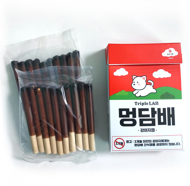 멍담배 소고기맛 20p 유통기한 9월19일까지, 127g, 1개