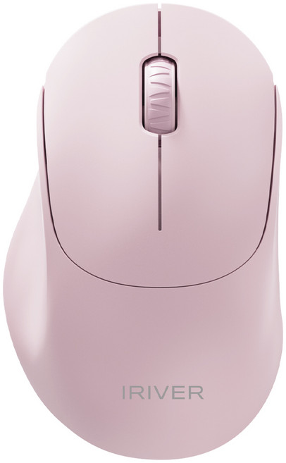 아이리버 항균처리 듀얼모드 멀티페어링 경량 인비저블 블루투스 무소음 무선 마우스 MVM1, PINK