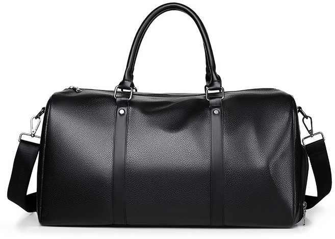 문리버 대용량 여행용 가죽 보스턴백 다용도 방수 경량 투어 더플백 독립 신발주머니