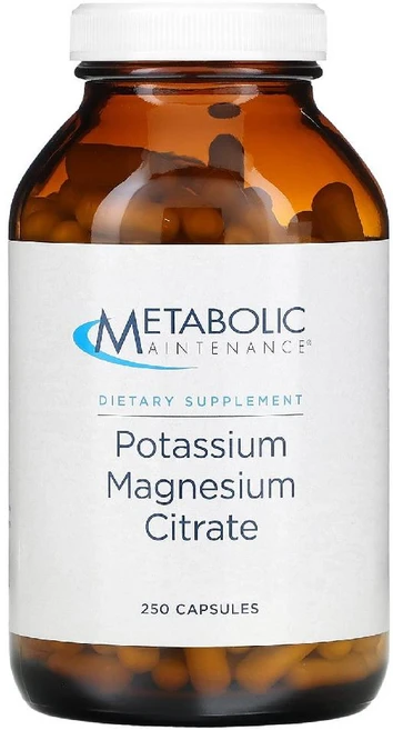 메타볼릭 메인터넌스 칼륨마그네슘시트레이트 캡슐 250정, 1개 - 쿠팡