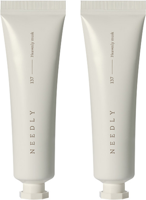 니들리 센서리 핸드크림 137 헤븐리머스크, 30ml, 2개