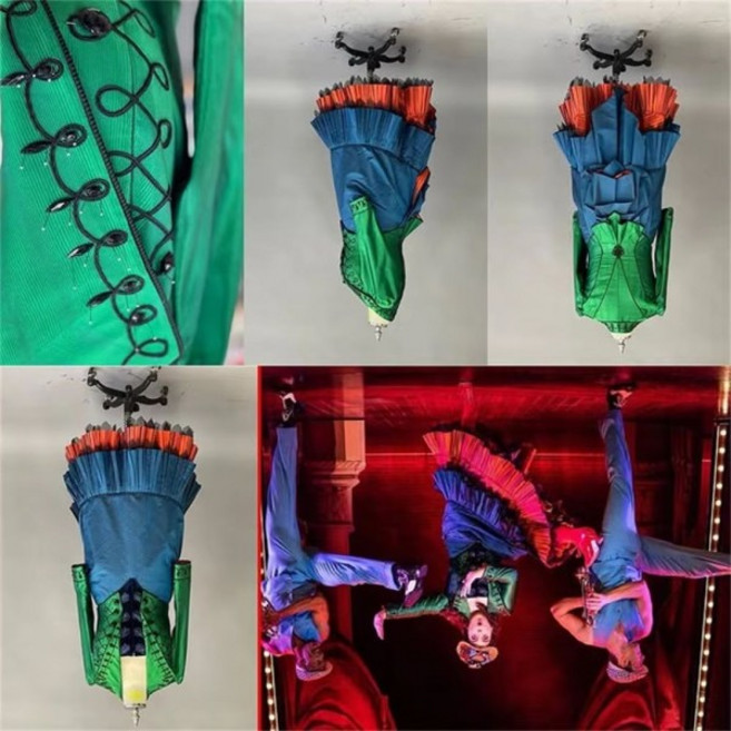 뮤지컬 웃긴 소녀 프레 의상 빅아 시대의 바쁜 드레스 할로윈 브로드웨이 무대 공연 볼 가운