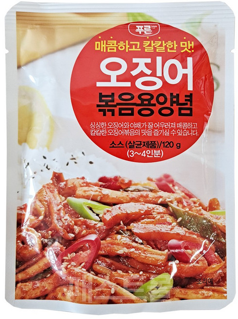 푸른 오징어 볶음용양념, 120g, 1개