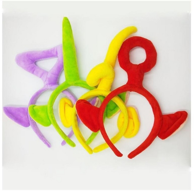 텔레토비 헤어밴드 파자마 파티 체육대회 소품 외계인 입체 안테나 특이한 머리띠 졸업 사진 촬영