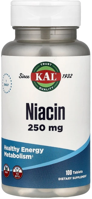 KAL 니아신 250mg 100정, 1개 - 쿠팡