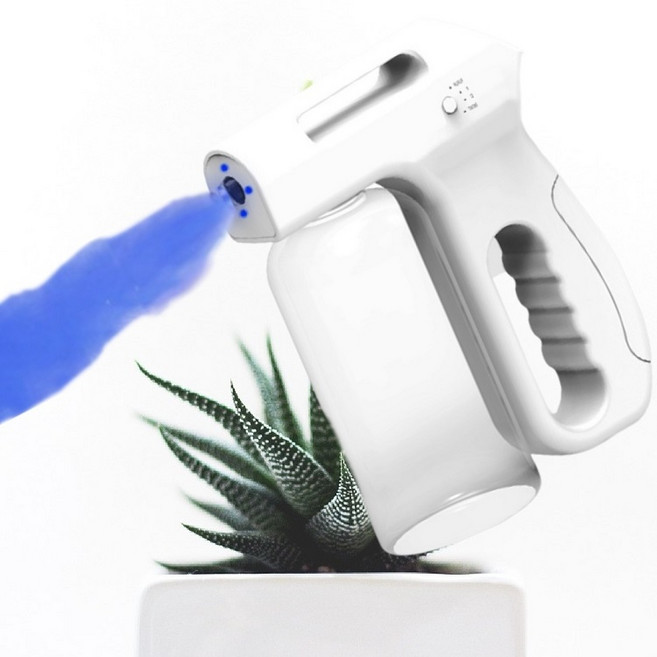 NEW나노스프레이대용량800ml 무선충전 소독건 셀프방역 유치원 원예 병원, 1개