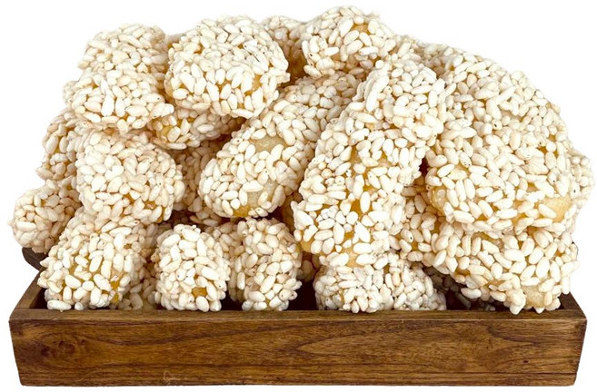 강릉은정한과 못생겨서 맛있는 강릉 통밥수제한과 과즐 유과 약과 과줄 찹쌀강정, 1개, 900g