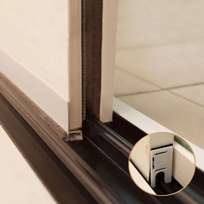 틈틈이 창문형 방문형 풍지판 문풍지, 틈틈이 방문형 다크브라운1m, 1개