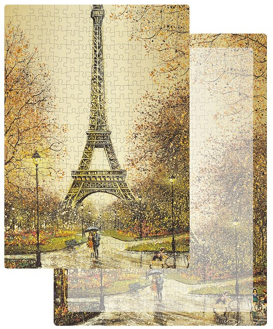 판퍼즐 300조각 명화판퍼즐 어른신퍼즐 효도퍼즐 대형판퍼즐 화투퍼즐 어른판퍼즐, B-01 에펠탑, 1개, 300피스