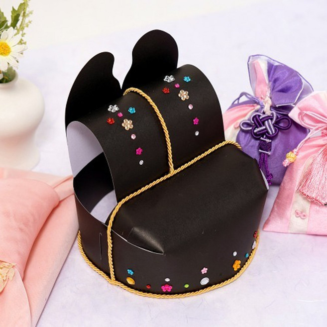 익선관 DIY 키트 조선시대 왕관 만들기 재료 대한민국 왕세자 관모 세트 설날 추석 명절 전통 공예 체험