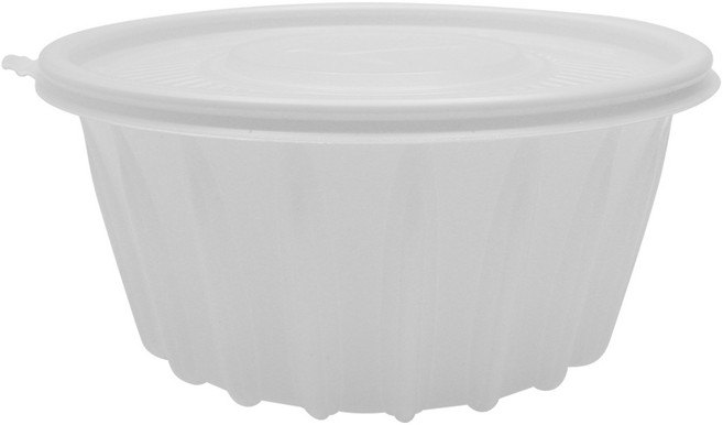 [일용상회]면용기 TY 195파이 대 1420ml 300세트 백색, 300개, 1세트