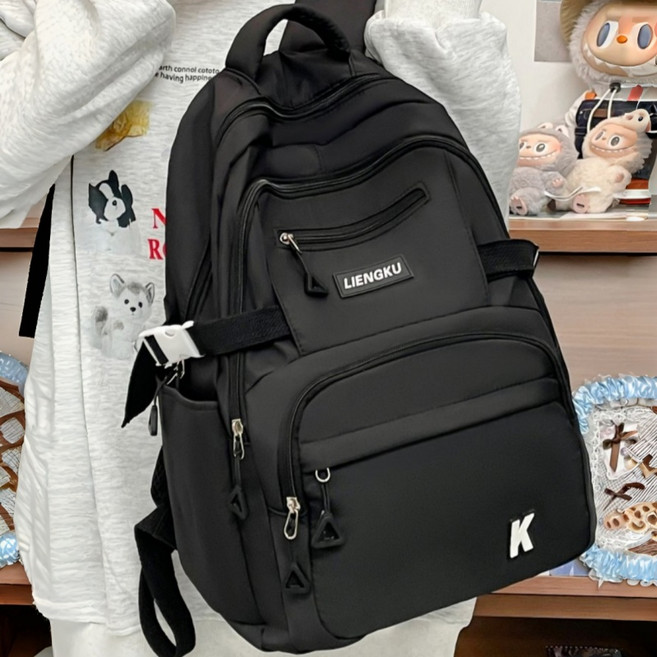 YUEMEIYD 초중고생 방수 책가방 신학기 남여공용 캐주얼 백팩 가방