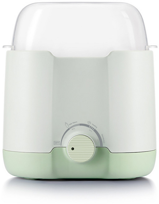 暖奶器溫奶器五合一恆溫消毒器熱奶自動加熱解凍供跨境母嬰消毒器, 1個, 晨霧綠中文版:1個