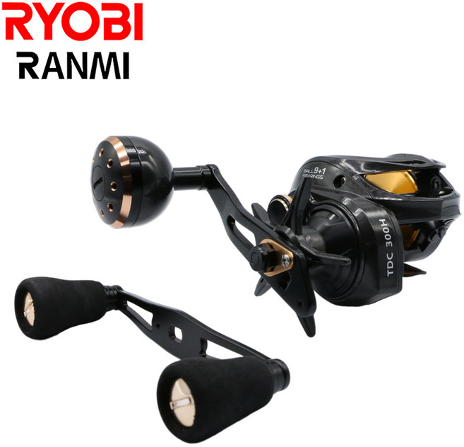 RYOBI RANMI 스피닝 낚시 릴 담수 및 해수 낚시 릴 더 빠른 라인 검색 편조 준비 스풀, 오른손