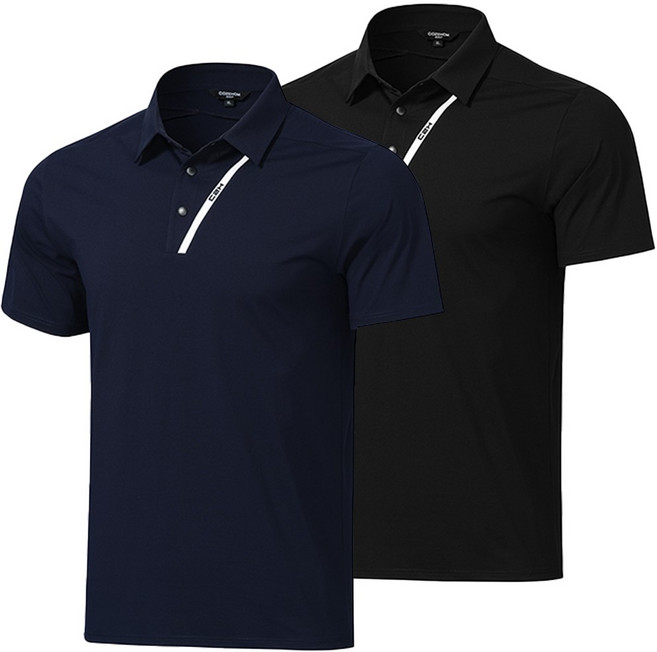 코즈홈 심플라인 폴로 쿨링 반팔 티셔츠 골프복 명품골프웨어