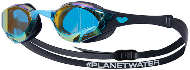 아레나 미러 수경 코브라 엣지 스와이프 AGL-160MSW 수영 물안경, 아레나수경AGL-160MSW 블랙, 1개