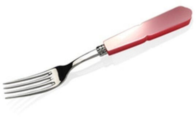 아트박스/사브르 구스타브 디너 포크 로즈핑크, 1개