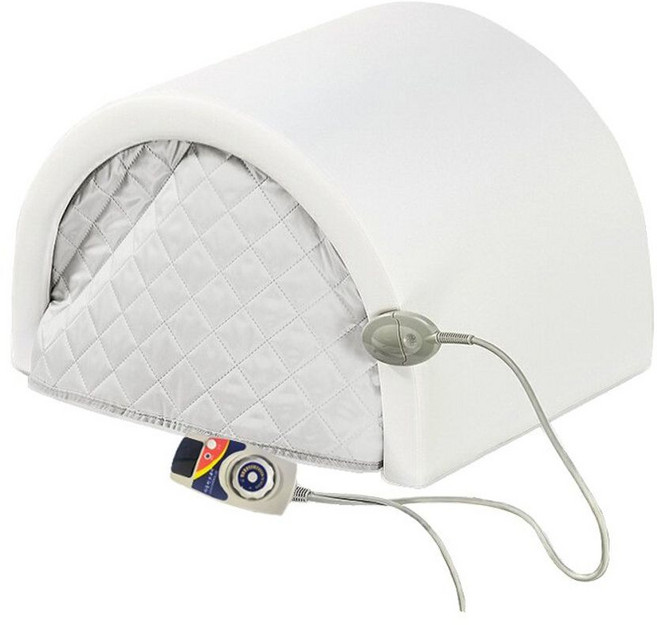 온열돔 온열기 온열 원적외선 1인 찜질기 열돔, 화이트(21개의 파워스톤)