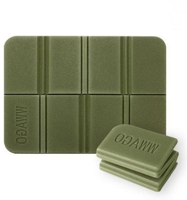 큐코리아 휴대용 등산방석 1인용 돗자리 미니돗자리, 카키