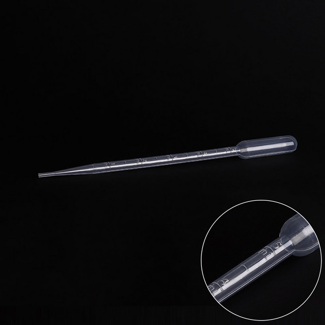 대용량 투명 플라스틱 스포이드 소분, 50개, 5ml