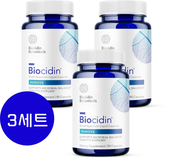 바이오시딘 보테니칼즈 Biocidin 90캡슐, 90정, 3개 - 쿠팡