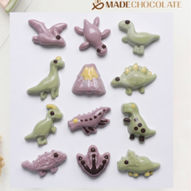 공룡모양 몰드 초콜릿 몰드 초콜릿 만들기 모양 틀 초코펜, 1개, 공룡 몰드