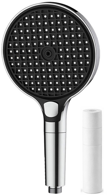 싱글레이드 특대형 필터 샤워기, 크리스탈실버, 1개