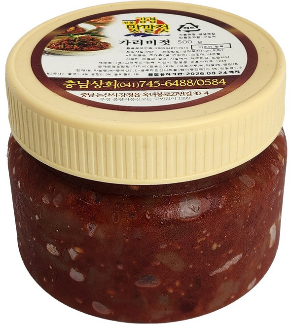 강경 충남상회 전통 맛깔젓 - 가리비젓, 1개, 500g