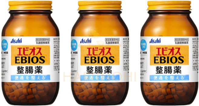 (일본 직배송) 아사히 에비오스 장 보조제, 504정, 3개