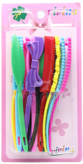 비비나 스틱혼합핀 국산 레트로핀 유아 아동 여아 머리핀 헤어핀 앞머리핀 옆머리핀 잔머리핀 일자핀 플라스틱핀 수동핀