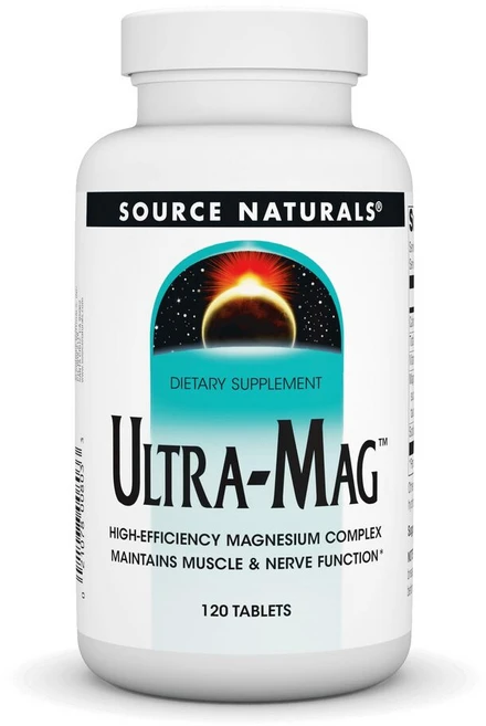 소스내추럴스 Source Naturals 울트라 매그 Ultra-Mag 120정 SNS-00803, 1정 - 쿠팡