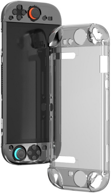 任天堂Switch2 薄殼保護套 分體式保護, 透明, 1個, Switch2水晶殼
