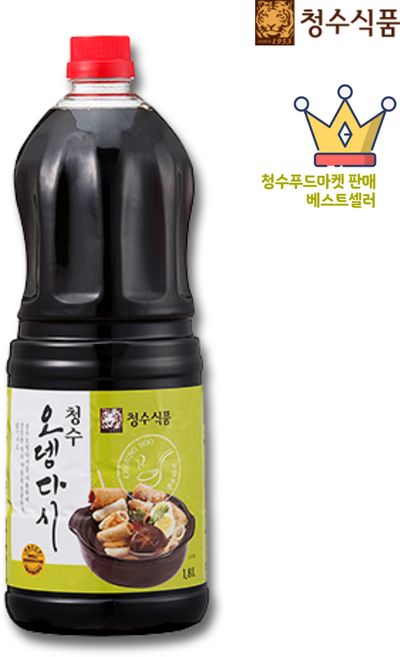 청수 오뎅다시 1.8L x 1개 (업소용 만능소스)