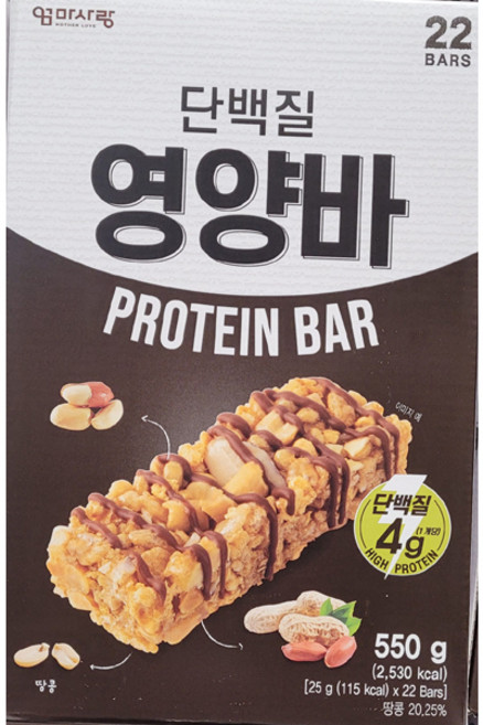 엄마사랑 단백질 영양바, 550g, 1개