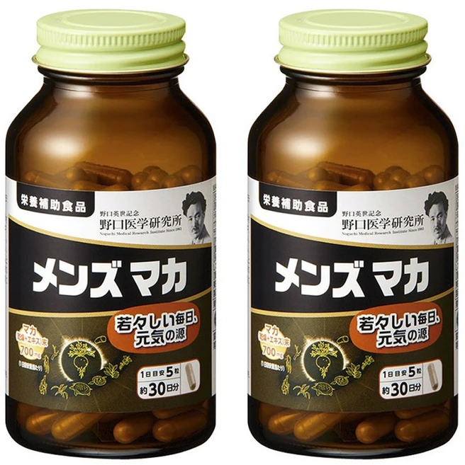 노구치의학연구소 맨즈 마카 700mg 캡슐, 2개, 150개입 - 쿠팡