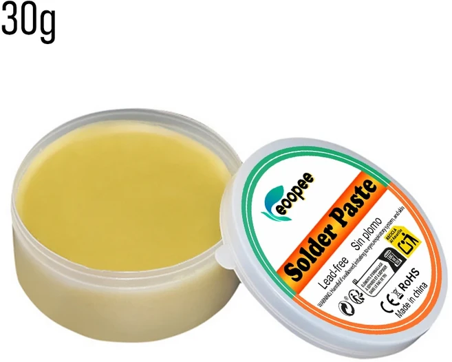 깨끗한 솔더 페이스트 없음 로진 플럭스 수리 전자 기판 프리미엄 무연 페이스트(100g/30g/500g), 04 30g