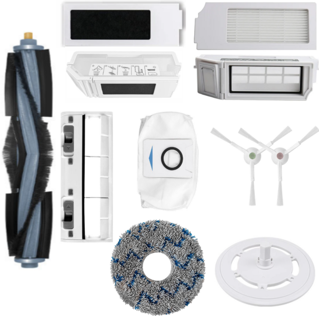 비브랜드 호환 에코백스 디봇 T10 X1 옴니 소모품, 1개, 물걸레 -공용